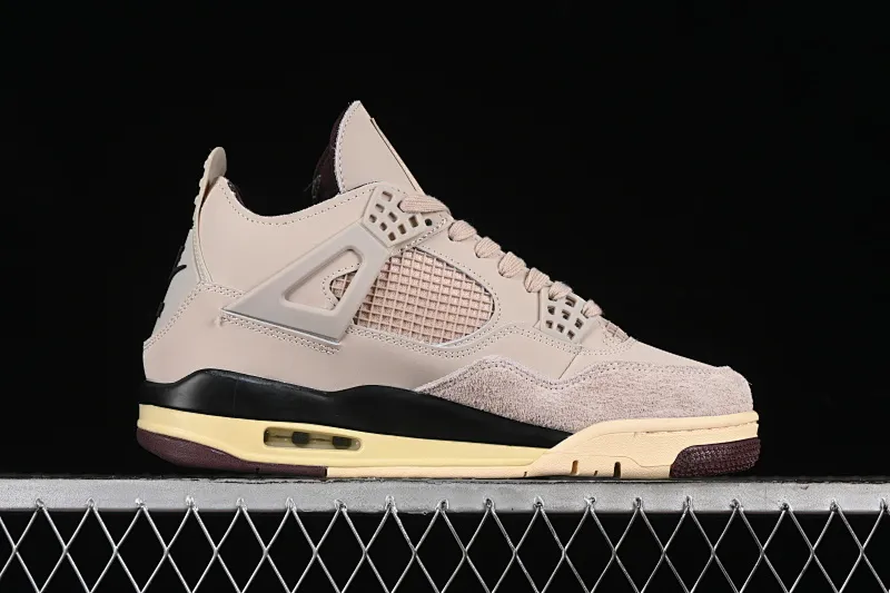 All categories Air Jordan Jordan series basketball shoes Air Jordan 4 G version A Ma Maniere x Air Jordan 4 Retro "Fossil Stone" AJ4 Joe 4 Fossil FZ4810-200